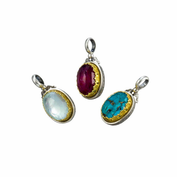 Iris Oval pendant | Large