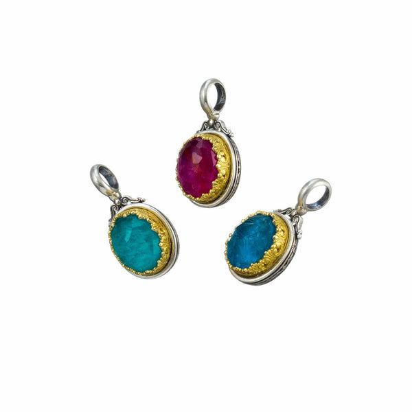 Iris Oval pendant | Medium