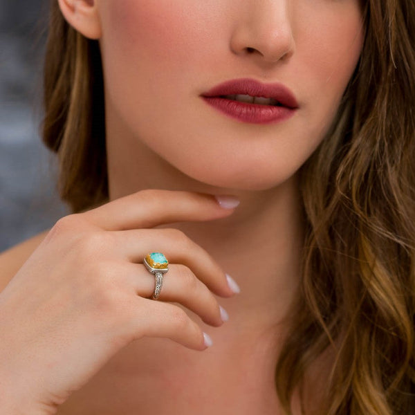 Iris Square ring | Medium