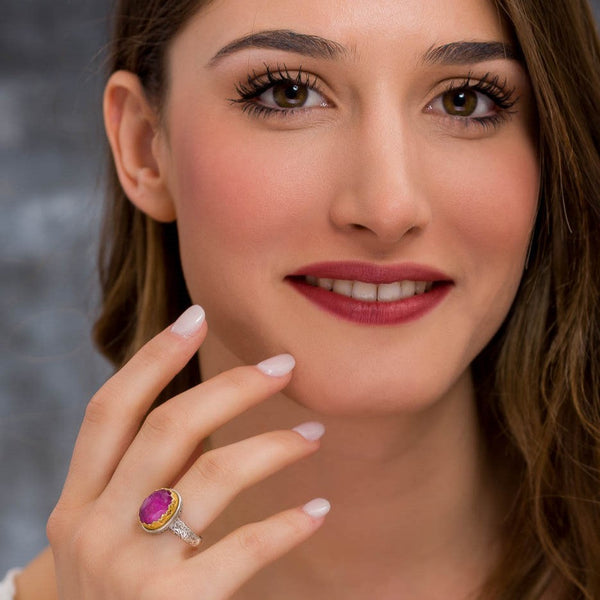 Iris Oval ring | Medium