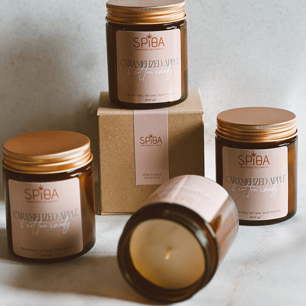Caramelised Apple & Cotton Candy Candle
