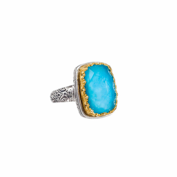 Iris Rectangle ring | Medium