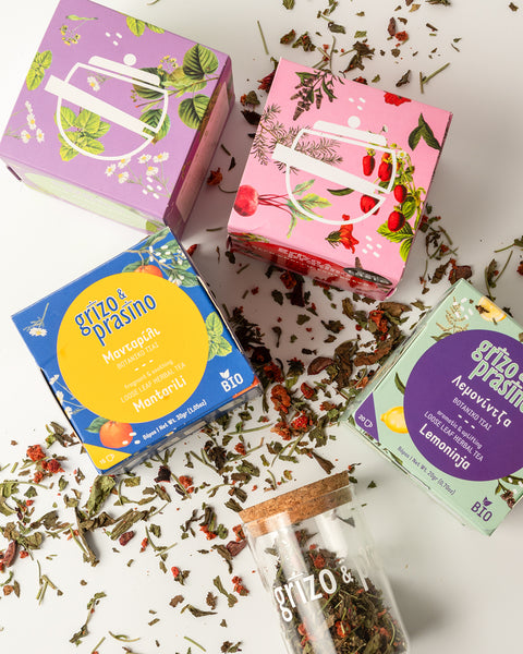 Grizo & Prasino | Organic Herbal Tea