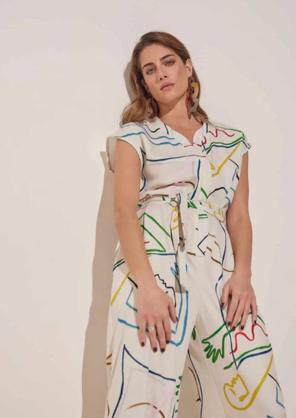 Confidence Printed Jumpsuit