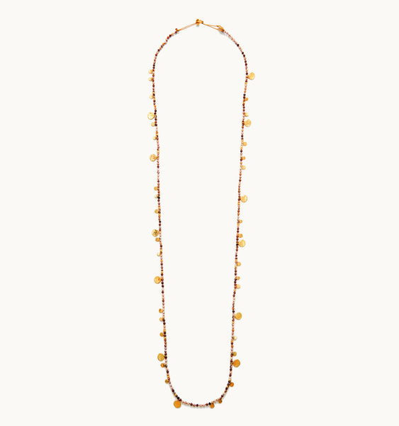 "Smarties" Long Gold Plated Necklaces