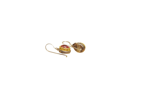 Iris Oval earrings