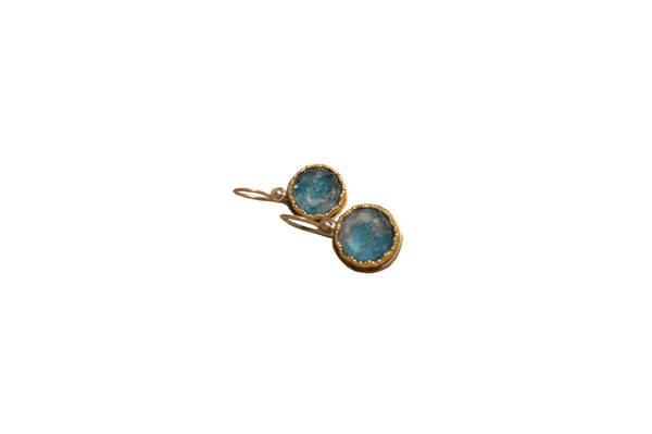 Iris Round earrings
