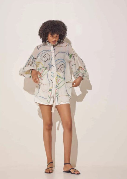 Eros Shirt Silk Chiffon