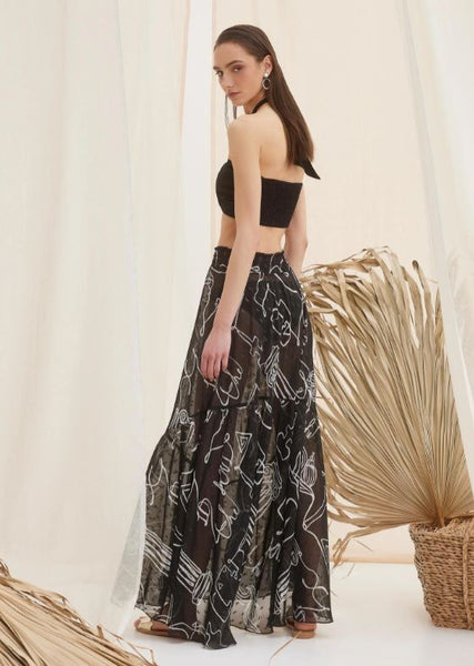 Estia Maxi Skirt Printed