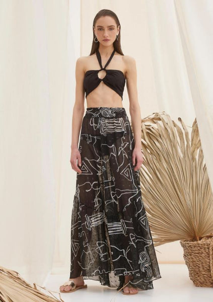 Estia Maxi Skirt Printed