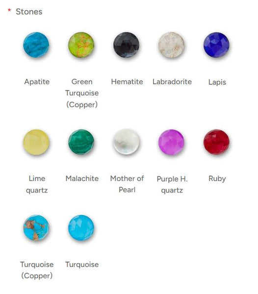 Iris Round earrings