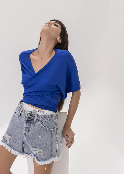 Hump Denim Shorts Light Blue Wash