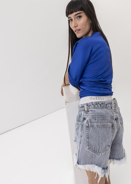 Hump Denim Shorts Light Blue Wash