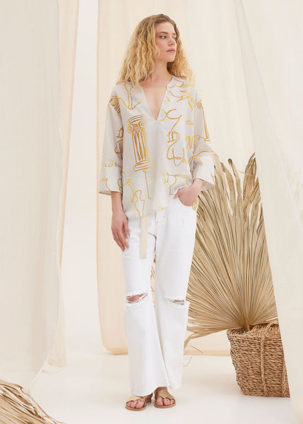 Blast Flare Jeans Off White