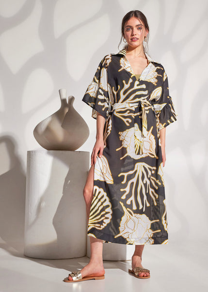 Merit Midi Kaftan Dress