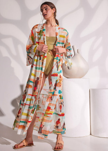 Nostalgia Silk Kaftan