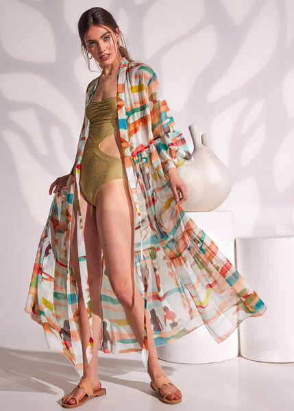 Nostalgia Silk Kaftan