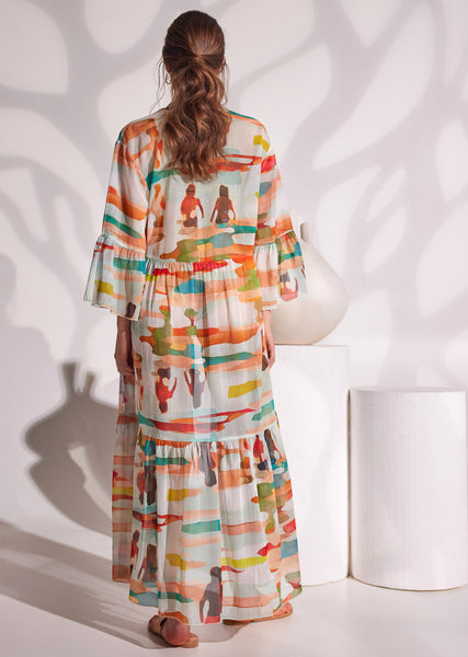 Nostalgia Silk Kaftan