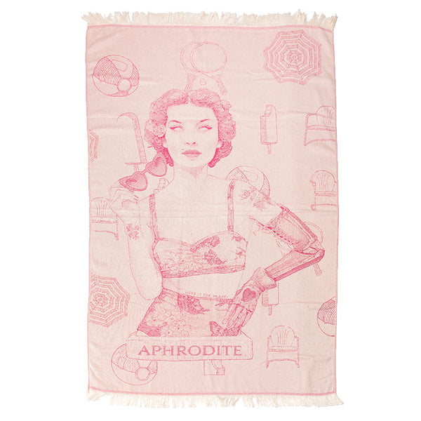 Organic Cotton Towel Ancient Greek Gods