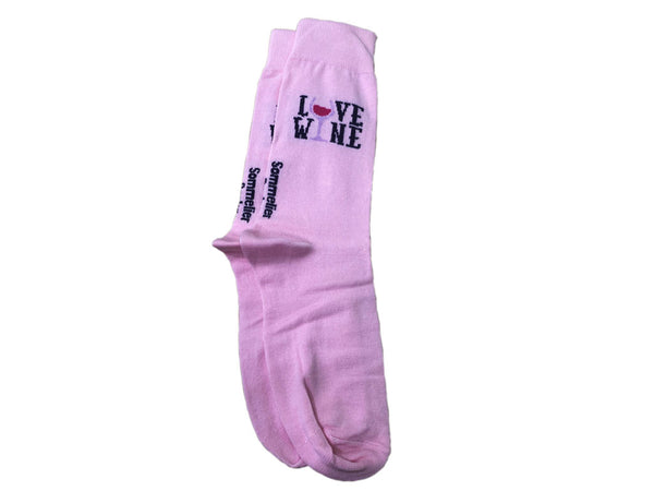 Sommelier Socks | PINK - Love Wine