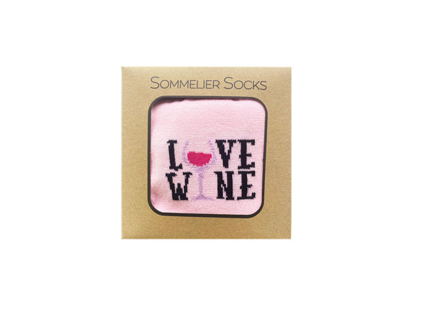 Sommelier Socks | PINK - Love Wine