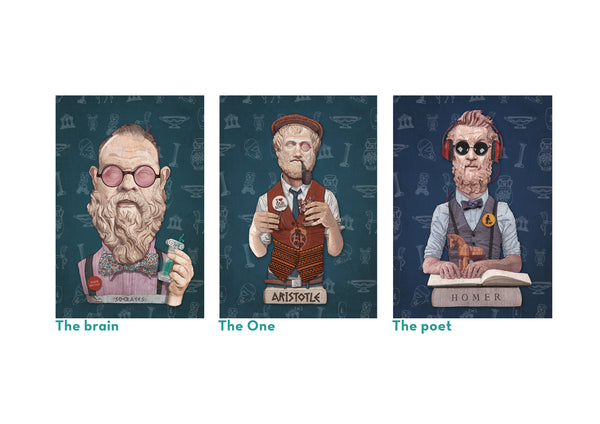 Cartes Postales | The Greek Philosophers