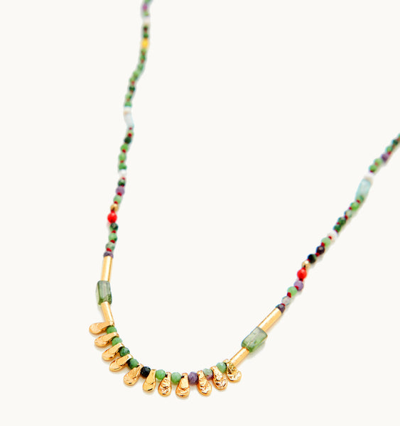 "Girasole" One Line Short Necklace