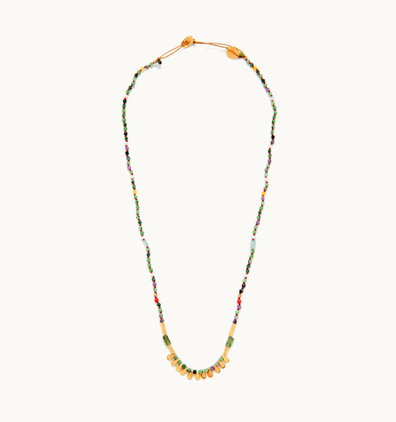 "Girasole" One Line Short Necklace