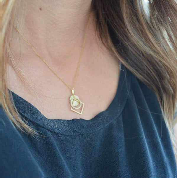 Parthenon Columns necklace