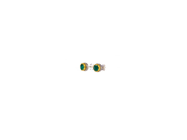 Iris Stud Round earrings