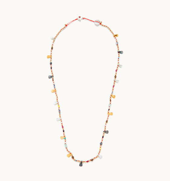 "Girasole" Short Stone Mix Necklaces