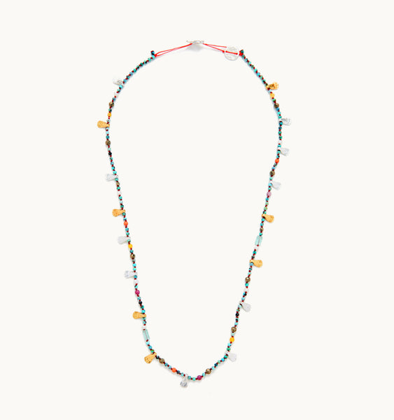 "Girasole" Short Stone Mix Necklaces