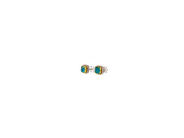 Iris Stud Square earrings
