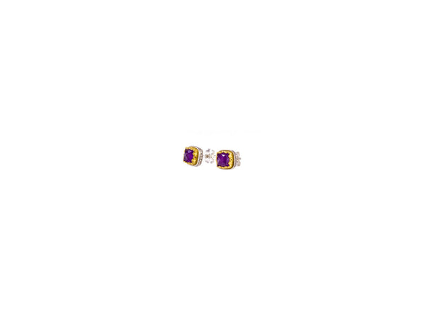Iris Stud Square earrings