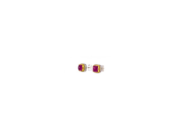 Iris Stud Square earrings