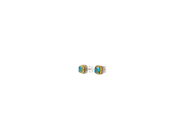 Iris Stud Square earrings