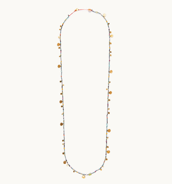 "Smarties" Long Gold Plated Necklaces