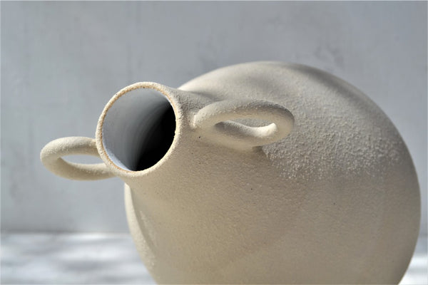 Ceramic Vessel with Raw Natural Texture | Pelike