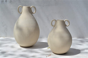 Ceramic Vessel with Raw Natural Texture | Pelike