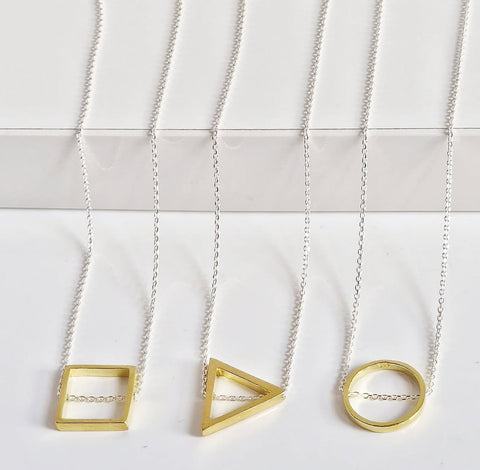 Geometrical Elements GOLD | Silver Chain