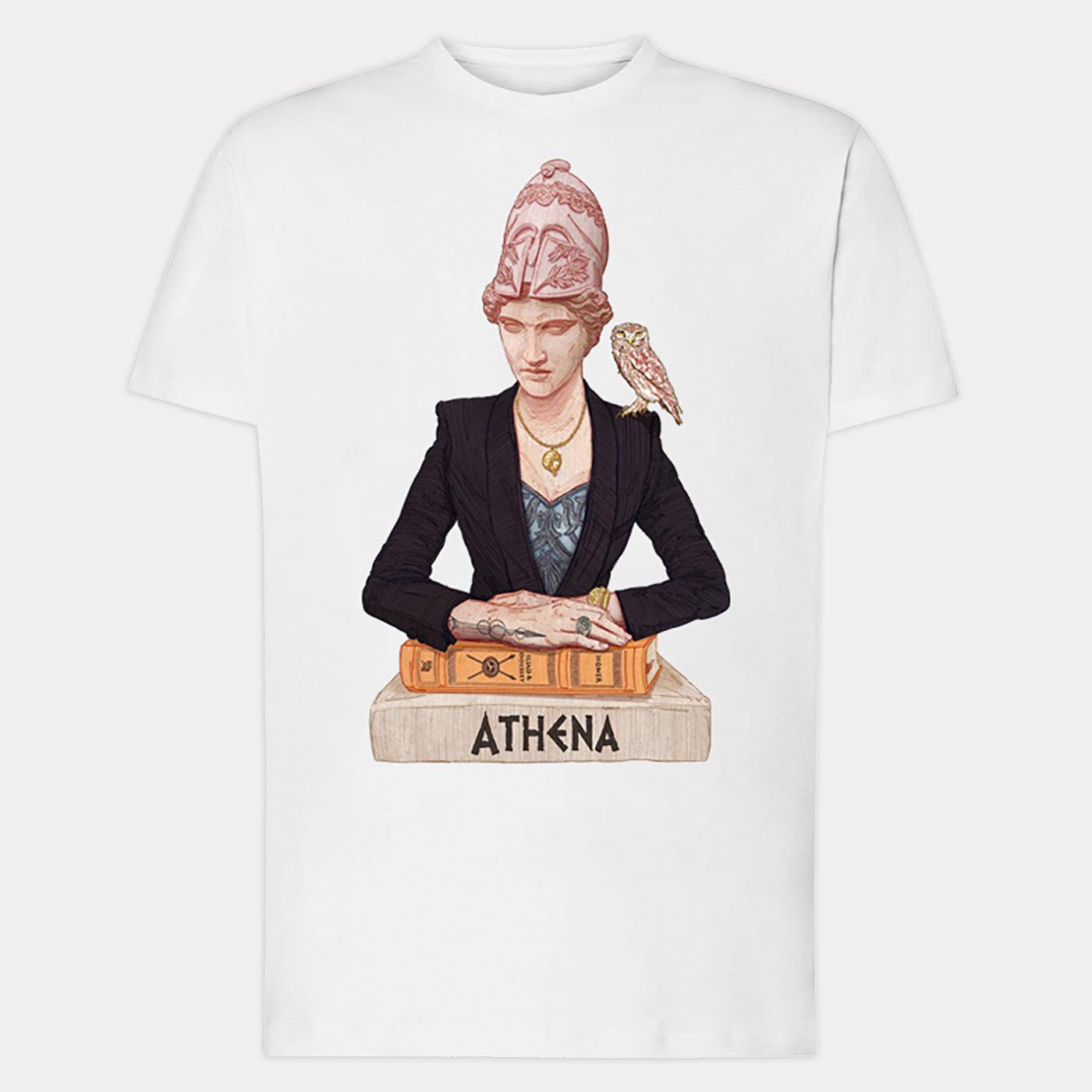 Athena | "The Wisdom Fighter" Kids T-shirt