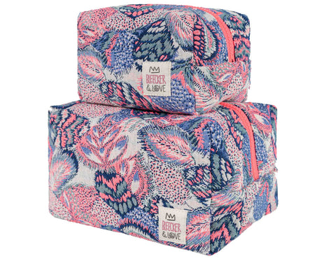 Tetra Pink Cosmetic Pouch