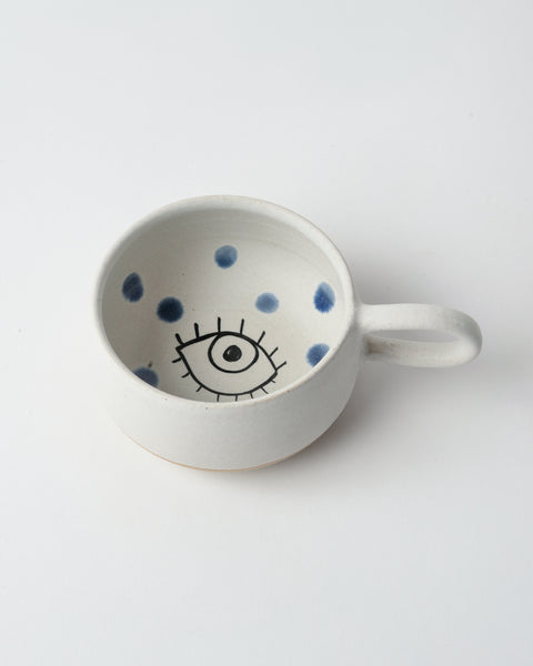 Ceramic Dot Eye Cup