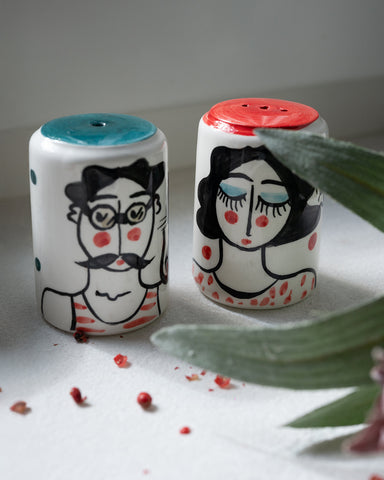 Ceramic Salt & Pepper - Colorful Collection
