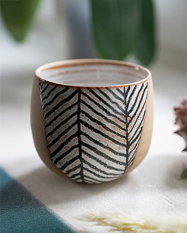 Ceramic Herringbone Mug