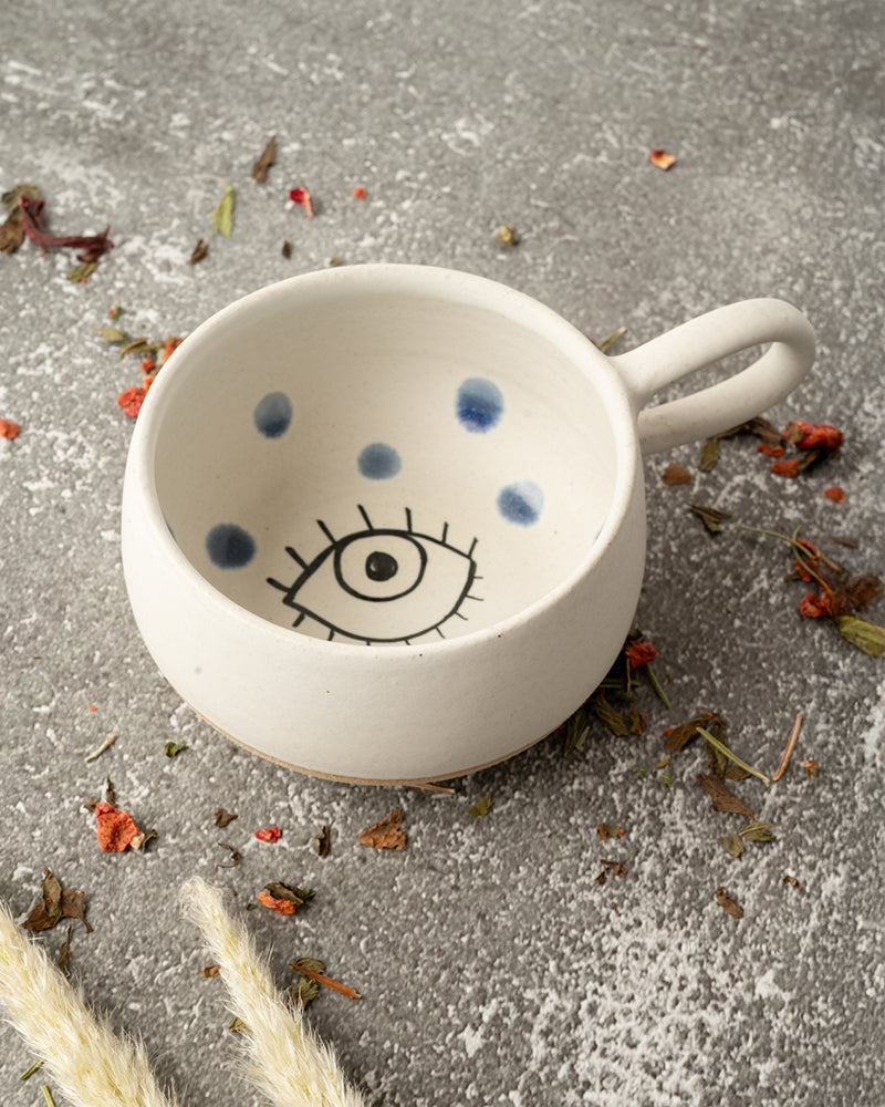Ceramic Dot Eye Cup