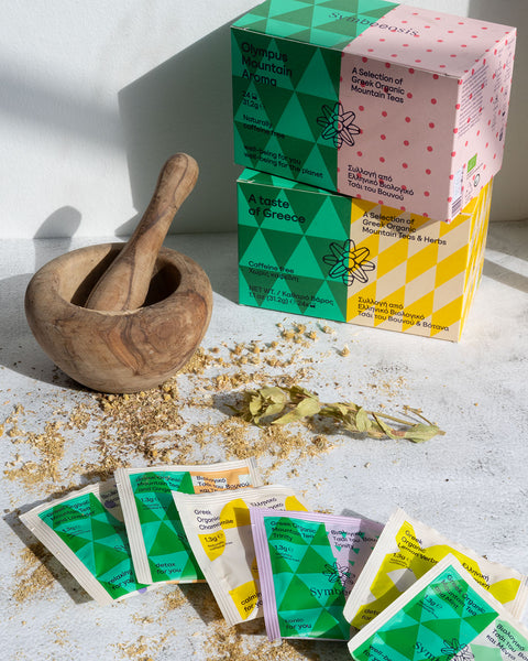 Symbeeosis |A Selection of Greek Organic Mountain Tea and Herbs