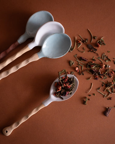Small Serving Ceramic Spoon