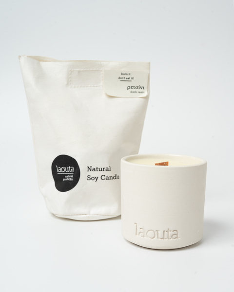 Natural Soy Candle Dark Resin