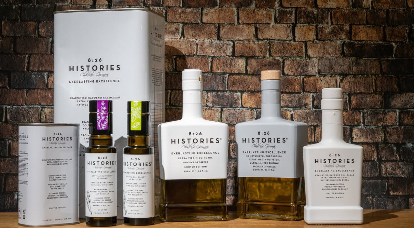 8:26 Histories | Monovarietal Luxury Edition Extra Virgin Premium Olive Oil